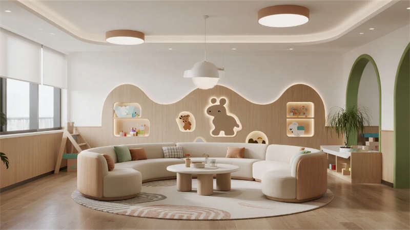 自然童趣與簡約美學(xué)融合，合肥親子度假民宿裝修設(shè)計(jì)效果圖