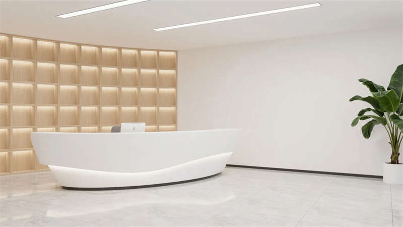 光影交織與自然共生，合肥2000平現(xiàn)代簡約辦公室設(shè)計(jì)效果圖