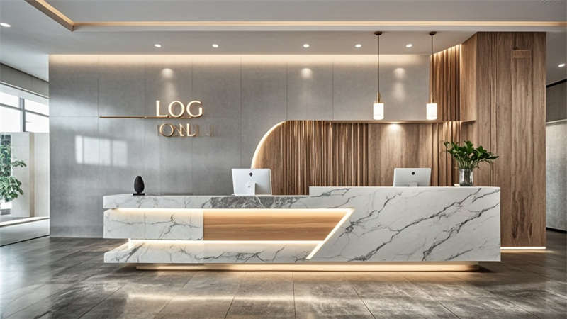 合肥2000平辦公室裝修設計效果圖欣賞