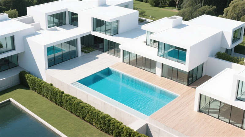 無界光影，靜謐幾何——合肥2000平民宿裝修設(shè)計(jì)效果圖