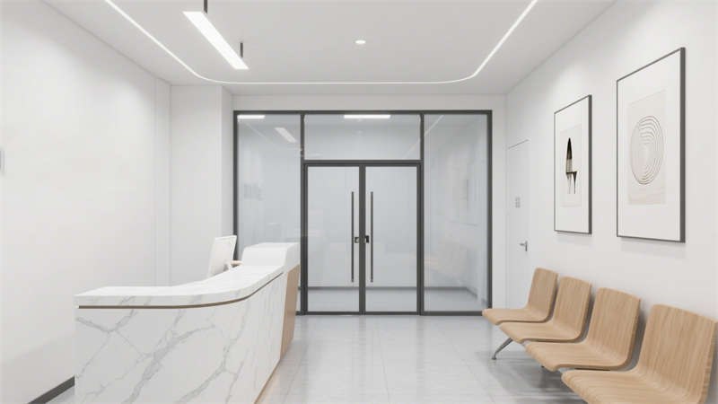 合肥醫(yī)院設(shè)計(jì)：口腔診療空間方案，簡約化專業(yè)氛圍