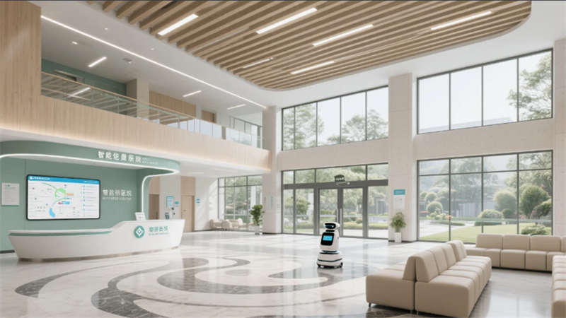 自然療愈，智慧交互——合肥現(xiàn)代化醫(yī)院空間裝修設(shè)計(jì)欣賞