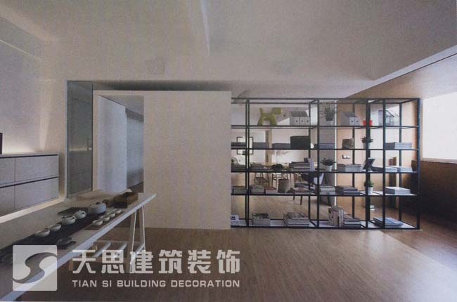 <a href=http://m.lianganren.com/ target=_blank class=infotextkey>合肥辦公室裝修</a>側(cè)面書架